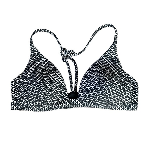 Lululemon Deep Sea Triangle Bikini Swim Top W2AT6S Monochromatic Black GUC - Picture 6 of 10